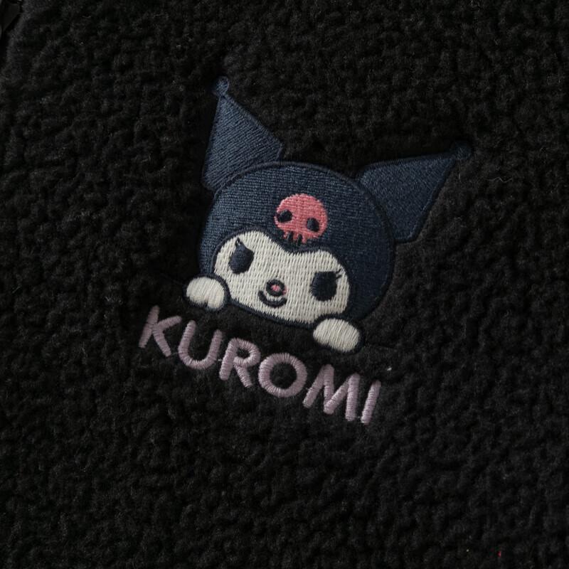 Детский капюшонный пальто из искусственной овчины Dave & Bella Kuromi для девочек