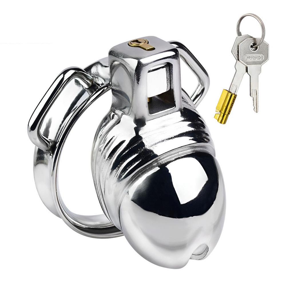 Unique Appearance Design Small Chastity Cage Stainless Steel Male Chastity Devices Adult Sex Toys for Men Penis Urethral Lock