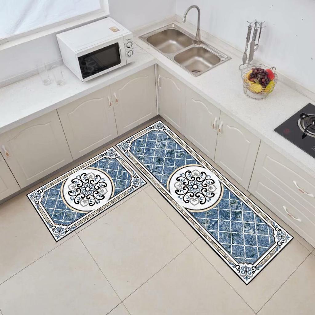 Kitchen Mat Hallway Corridor Bedroom Living Room Long Rug Decoration Floor Carpet Balcony Bathroom Anti -Slip Entrance Doormat
