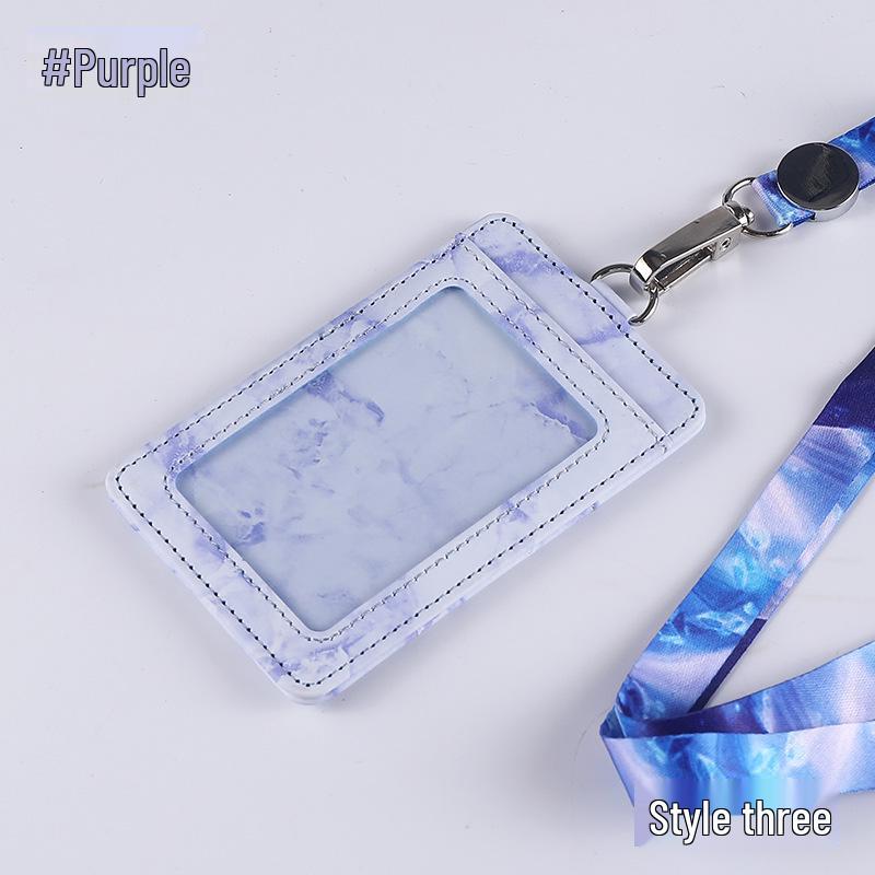 Кожаный держатель для удостоверения личности Jinbei с ремешком