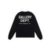 Tide Brand Gallery Basic Logo Printing Heavy Cotton Long Sleeve Bottom Shirt Men's and Women's Couples T-Shirt Cotton T