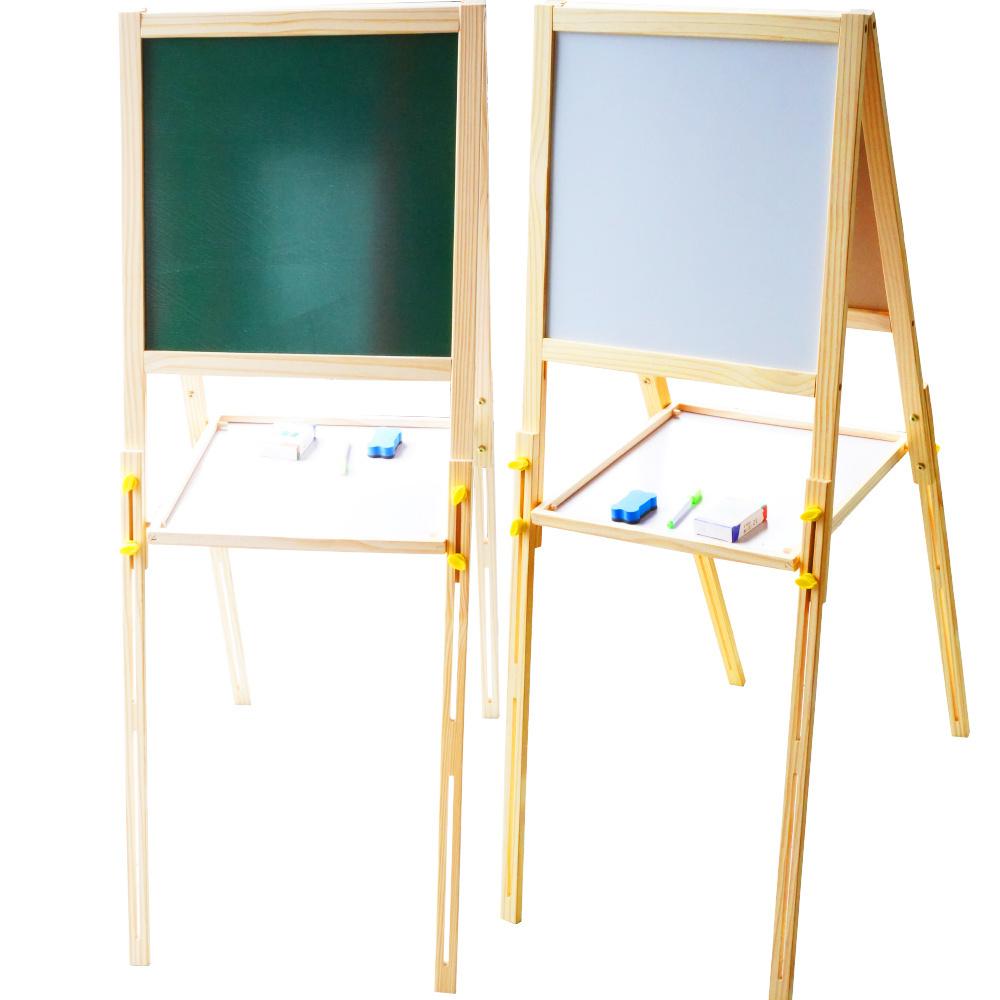 2w1 dwustronna tablica magnetyczna kredowa drewniana duża