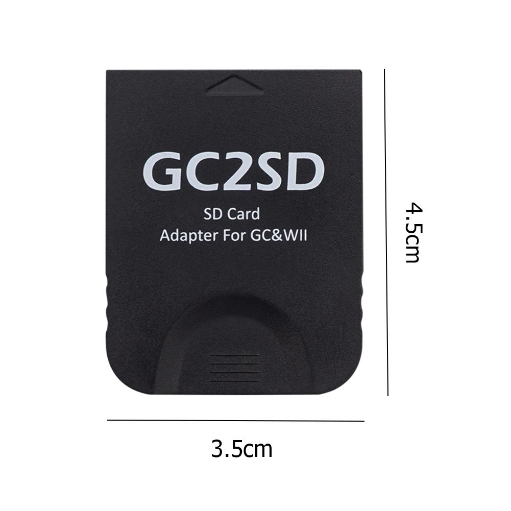 Профессиональный адаптер для карт GC2SD для Micro SD Plug and Play для игровых консолей GameCube Wii, адаптер для слота для карт памяти