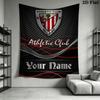 Name Custom Athletic Club Wall Tapestry Aesthetic Wall Hanging Printed Fabric Blanket Decorative Tapestries for Bedroom Living Room Home Decor