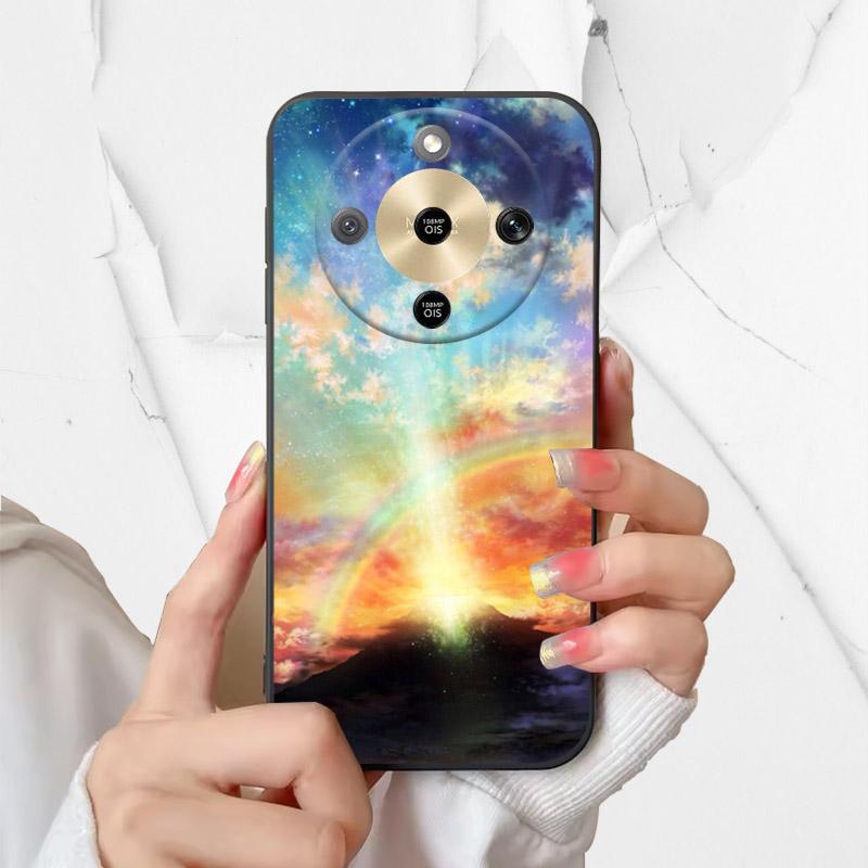 For Honor X9d Case Soft TPU Phone Case For Honor Magic8 Lite Matte Back Cover For Honor X70 Shockproof Silicone Bumper Funda