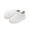 Showing feet, small thick-soled white shoes, women's thick-soled heightening women's shoes 2025 new popular spring and autumn versatile casual spo