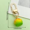 Creative Korean-style Resin Orange Keychain Pendant - Fresh Sweet Hanging Ornament Gift