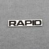 Черные Металлические Задние Эмблемы с Буквами для Skoda Fabia, Octavia, Rapid, Superb, Наклейки-Шильдики для Модификации Багажника Автомобиля knzh54