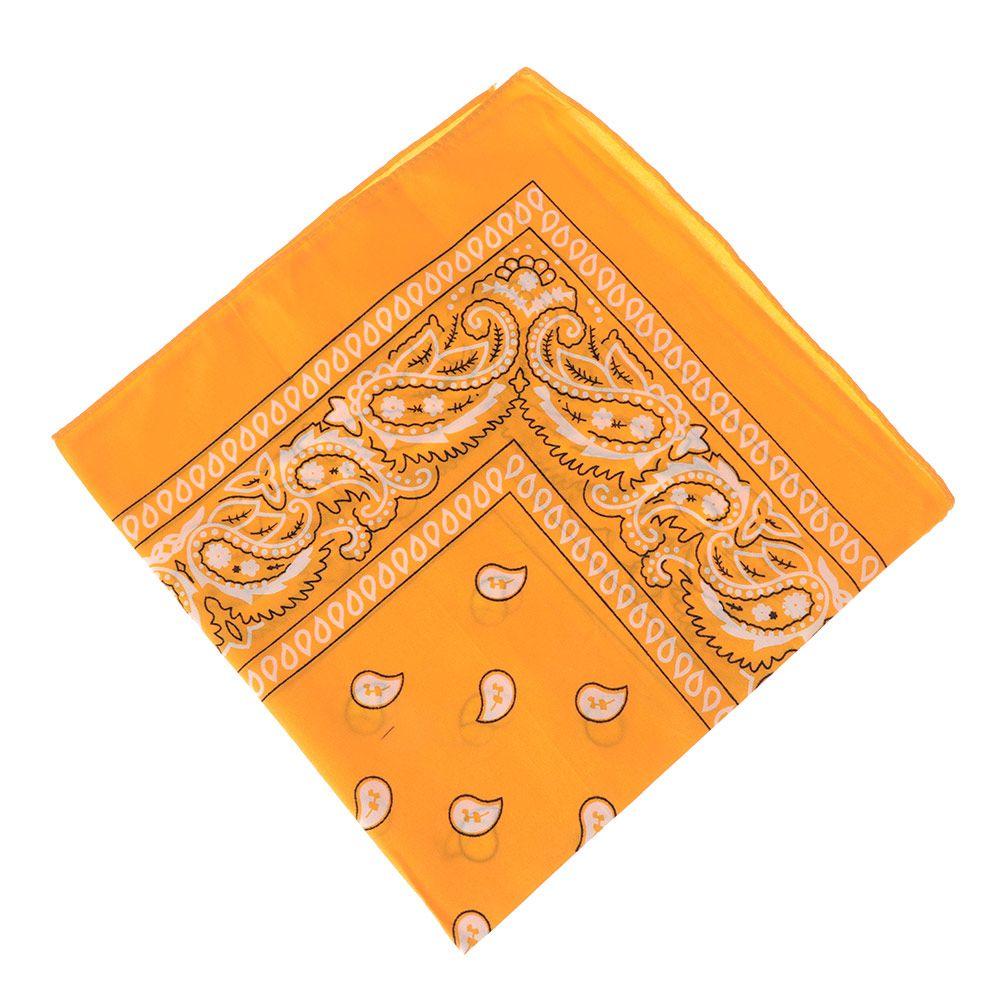 Носовой платок Головные уборы Спортивные товары Повязка для волос Бандана с узором пейсли Квадратные шарфы с принтом Браслет