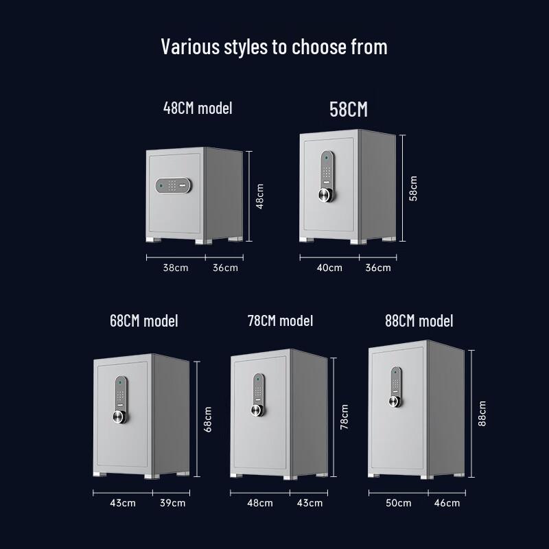 Philips SBX601 Fingerprint Safe Deposit Box