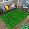 Soccer Field Carpet Design suitable as a non-slip mat for the living room or bedroom sofa