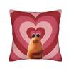 Cartoon Marcus The Worm Pillow Cover  Novelty Pillow Case For Couch Sofa Bedroom Comfy Cushion Cover Birthday Gift