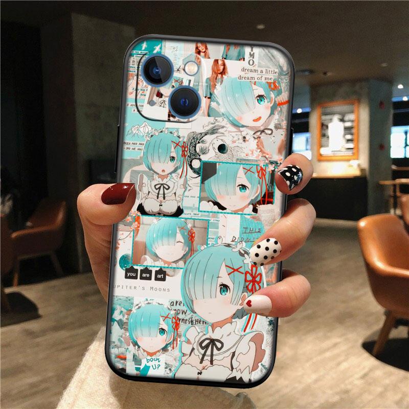 Чехол для телефона IK26 Emilia Ram Rem для Samsung Galaxy M06 M15 M16 M35 M55 M56 A36 A42 A50 A50S A51 A52 A32 A33 A05 A05S A06 A16 A20