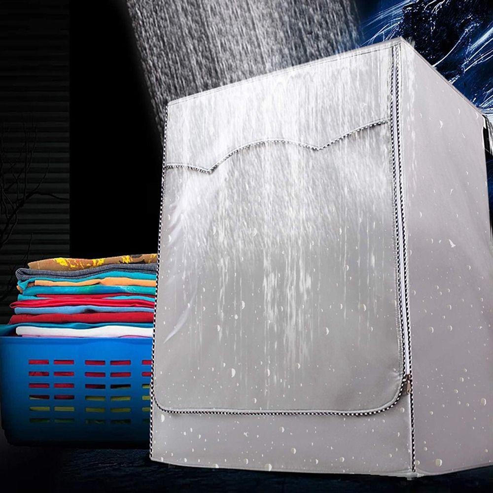 Чехол для стиральной машины с роликовым краем Универсальный пылезащитный чехол для машины с фронтальной загрузкой