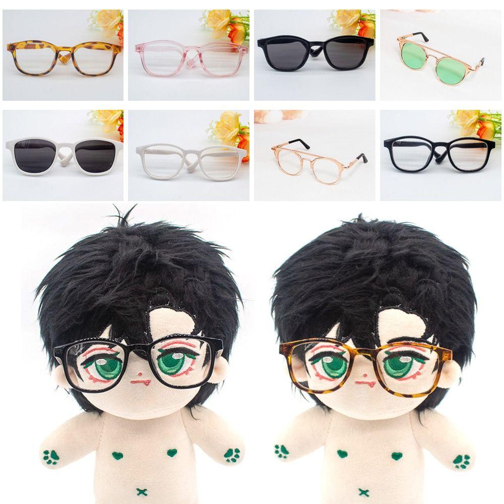 Plush Doll Cute Frame Glasses Plush Doll Eyeglasses Fashion Glasses Clothes For 15cm/20cm Dolls