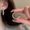 GemChic женские серьги, крутые серьги-гвоздики с иглами, геометрические круглые серьги-петли, простые серьги-петли на день рождения, Рождество, подарок