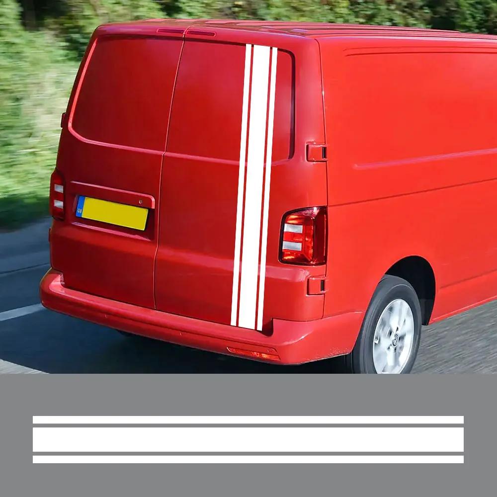 Наклейки на задний багажник автомобиля для Volkswagen VW Transporter T3 T4 T5 T6 Автодом Фургон-кемпер Графика в виде линий Виниловые наклейки Аксессуары