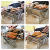 Складные уличные грили Жаропрочные BBQ печи для готовки на пикнике