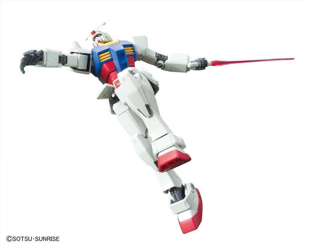 BANDAI SPIRITS HGUC 191 Mobile Suit Gundam Gundam Scale Plastic Model Kit RX-78-2 1/144 Pre-Colored