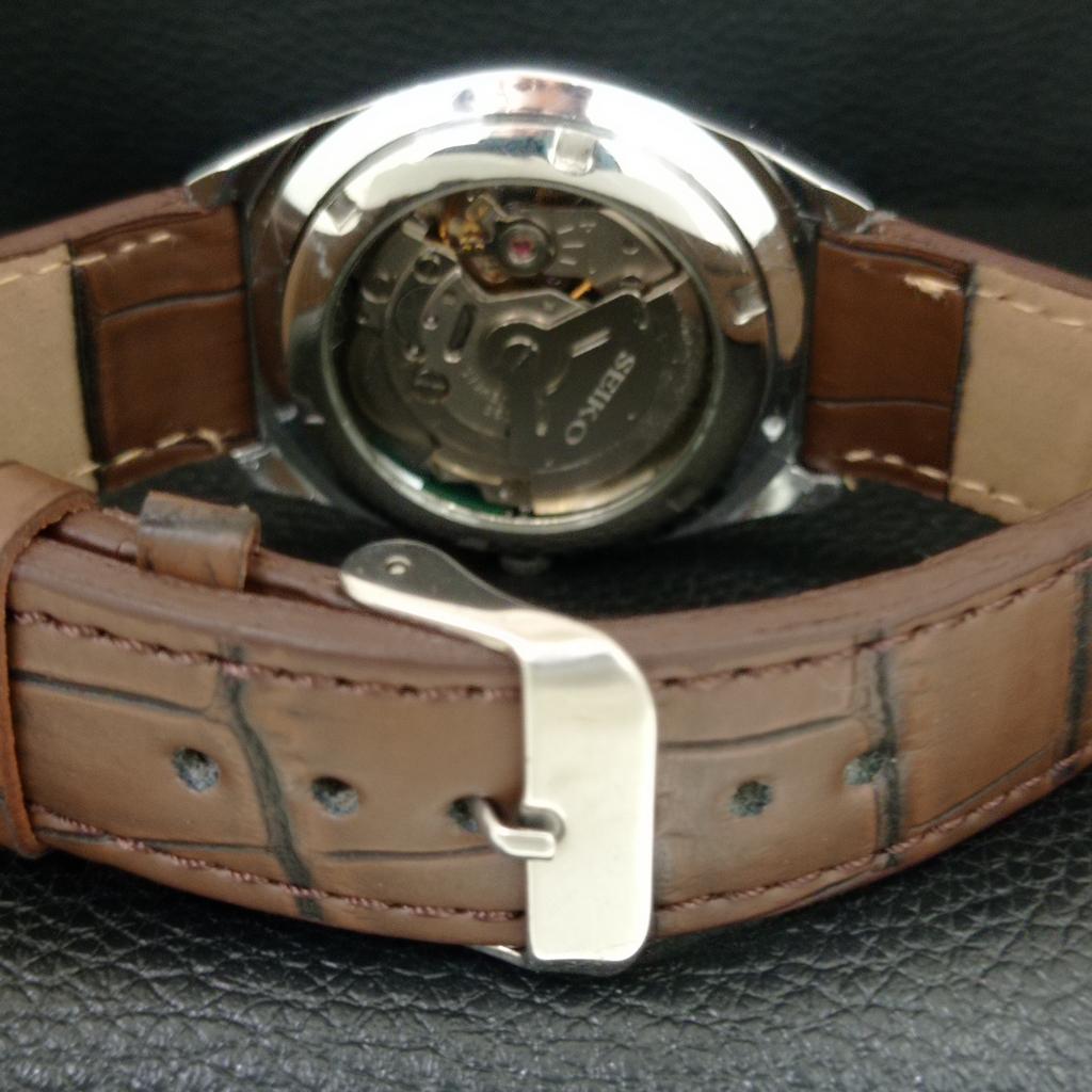ВИНТАЖНЫЕ АВТОМАТИЧЕСКИЕ SEIKO 5 6309A ВОССТАНОВЛЕННЫЕ ЯПОНСКИЕ МУЖСКИЕ ЧАСЫ С КРАСНЫМ ЦИФЕРБЛАТОМ a444782-1