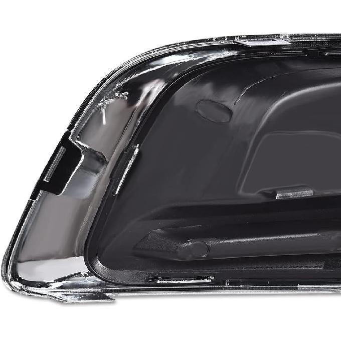 PIT66 Fog Lights Frame Trim Assembly Compatible with Chevy Malibu Eco 2013-2014/ Malibu 2013-2015/ Malibu Limited 2016, Left & Right Side Black 1