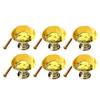 6Pcs Ultra-light 40mm K9 Crystal Glass Zinc Alloy Cabinet Drawer Handle Knobs