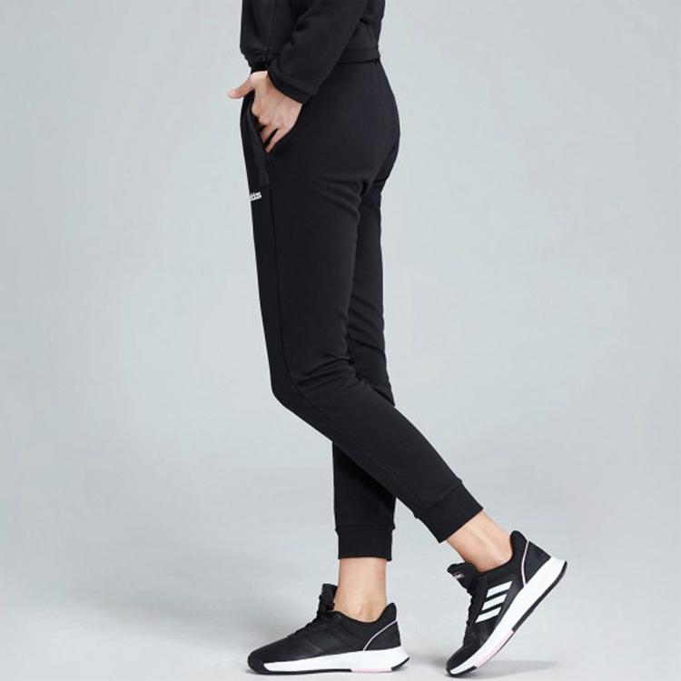 adidas Спортивные штаны для тренировок в спортзале с завязками, женские, черные DT7282