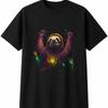 Sloth Glowing Wildlife Mens Womens T-Shirt Graphic Unisex Novelty Gift Tee Funny