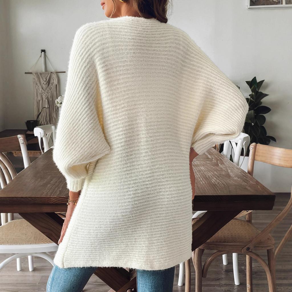 Women's sweater cardigan imitation mink cross-border Amazon popular personalized European and American women's clothing autumn and winter casual