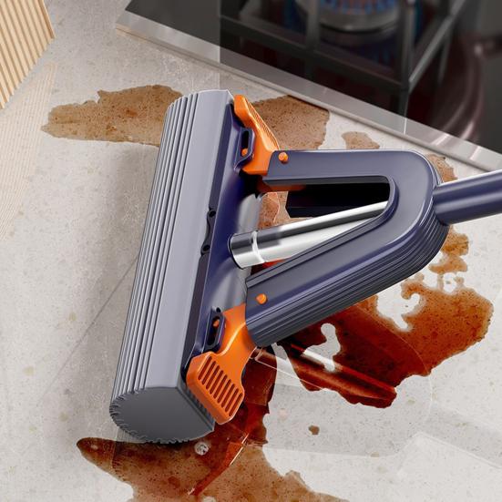 Ручная швабра Yousheng для мытья полов, легкая, простая в эксплуатации губчатая швабра с функцией самовыдавливания, инструмент для мытья кухонных окон и стекол