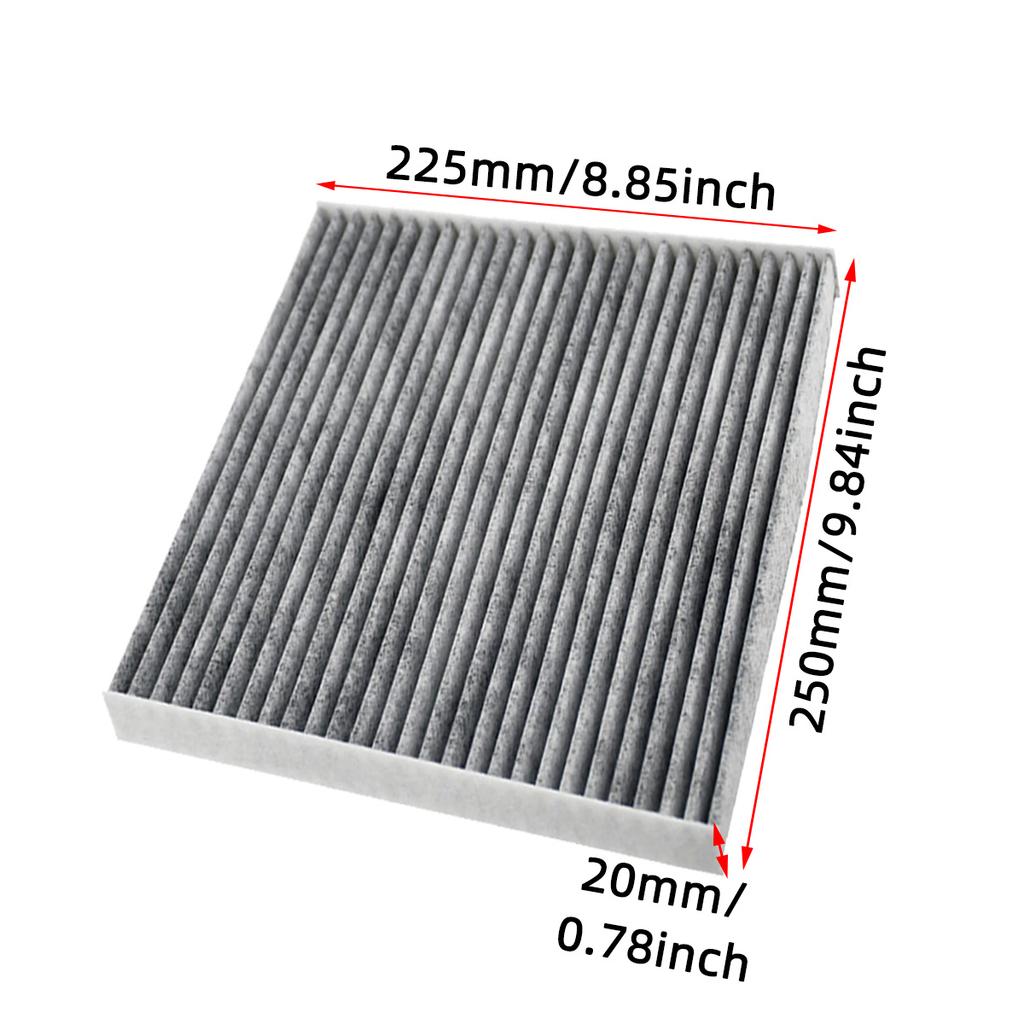 Car Cabin Air Filter for Hyundai Santa Fe 2013-2018 Auto Filters Carbon Fiber CF11819 3SF79-AQ000 97133-3SAA0 2TF79-AQ000