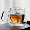 YWDL 200 мл Двойная стеклянная кофейная кружка термостойкая чашка для эспрессо термоизолированная чашка для латте капучино чай набор посуды
