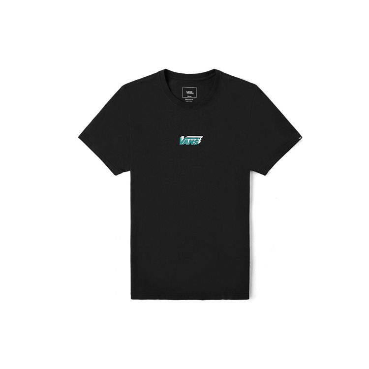 Vans Мужская футболка с коротким рукавом и логотипом Asian Artist Series, черные VN0A4P5HBLK