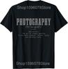 Photography F-Number Aperture Camera Photographer T Shirts Men Cotton Humor Streetwear Tee Short Sleeve Unisex Loose Clothing
