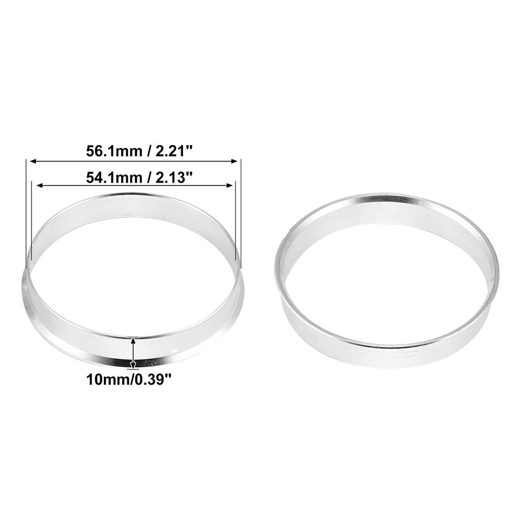 X AUTOHAUX Центровочное кольцо 56.1 на 54.1 Центровочное кольцо ступицы Кольцо центра ступицы HUB