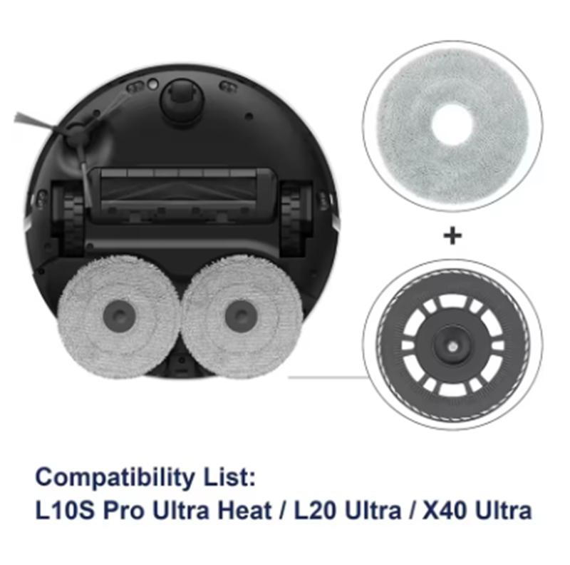 Оригинальный поддон для швабры для dreame L20 Ultra/L30 Ultra/X40 Ultra/X30 Master Один поддон для швабры Держатель для швабры Крепление Запасные аксессуары