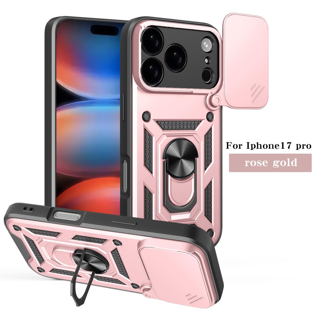 Бронированный защитный чехол для iPhone 17 16 Pro Max с магнитным кольцом для iPhone 17 Air 16E чехол для телефона с защитой камеры