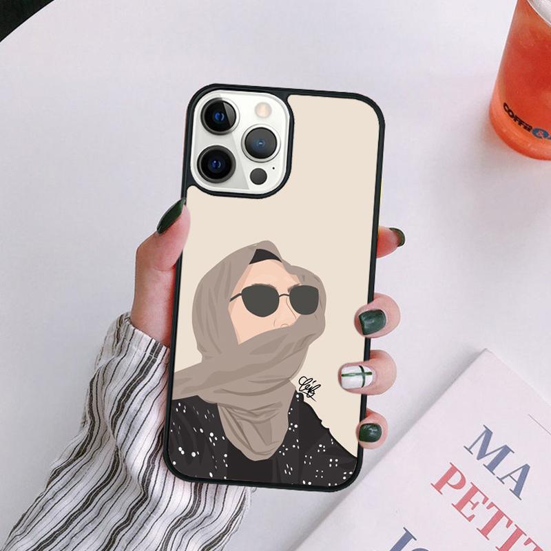 Мусульманский Исламский Арабский Хиджаб Девушка Чехол Для Телефона Для iPhone 17 Air 16Pro Max 15 14 13 12 Plus Max Чехол