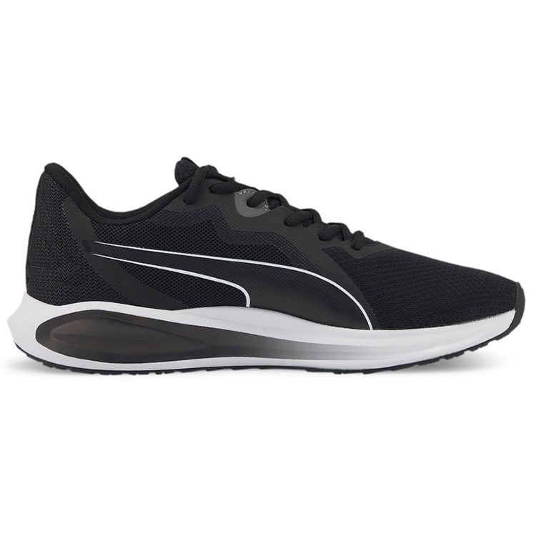 Puma Кроссовки Twitch Runner Черно-белые Унисекс 376289-01