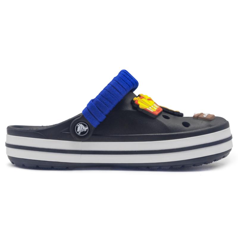 Crocs Bayaband Пластик GREAT WALK Xiongtu Партнер для картофеля фри Стиль Vibe Удобные повседневные Дырявые туфли Унисекс Черный