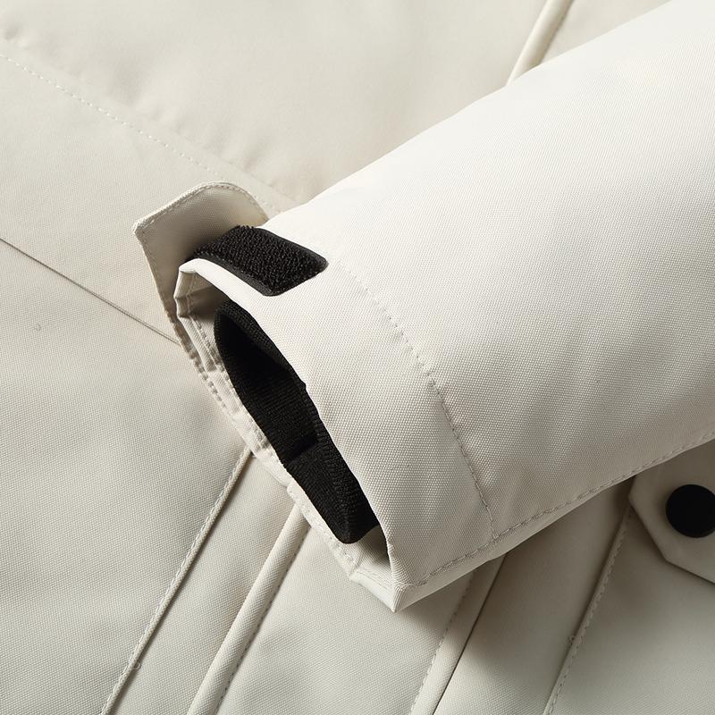 Real Fur Collar Winter White Duck Down Coats for Men Parkas Hooded Thick Warm Down Jackets Man Outerwears