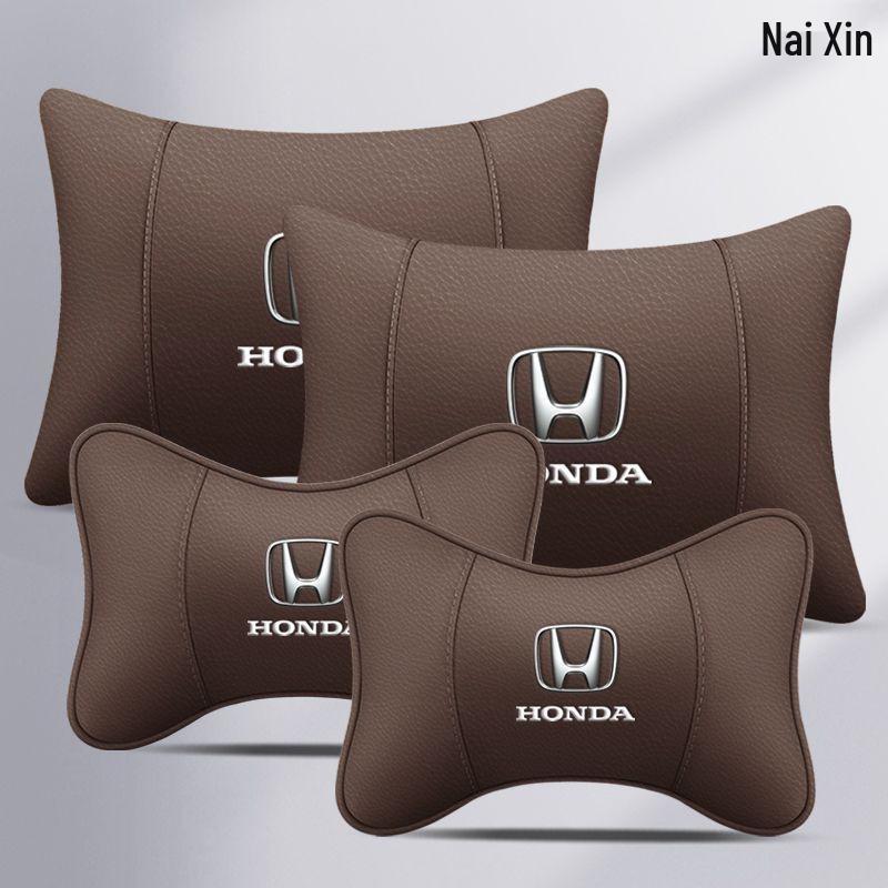 Подушка-поддержка для поясницы на подголовник автомобиля для моделей Honda: Civic, Fit, Binzhi, Accord, CRV, Fengfan, XRV