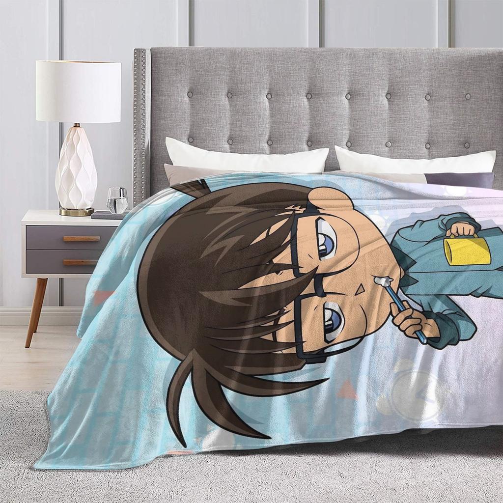 Плед Detective Conan Флисовый Весна/Осень Дышащий Теплый Плед для Кровати Офиса Постельное Белье Пледы