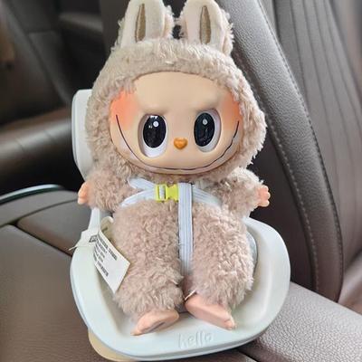 Подходит для детских сидений Labubu, вентиляционных отверстий кондиционера, ароматерапии. Милые украшения для автомобиля, аксессуары для кукол