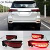 1 Set LED Reflector For Toyota Fortuner SW4 2015 2016 2017 2018   Rear Bumper Light Fog Lamp Brake Light Turn Signal