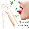 Yousheng Скребок для языка из нержавеющей стали Достигните максимальной очистки Нескользящая ручка Гладкая поверхность Полукруглый скребок для языка