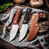Stainless Steel Meat Cleaver Chef Knife Forged Utility Knife Boning Paring Barbecue Cutting Fishing Knife Tools