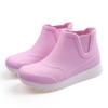 Fashion Winter Rain Shoes Women Waterproof Shoes Short Tube Plush Non-slip Rain Boots Adult Outdoor Waterproof Car Wash Shoes for Woman