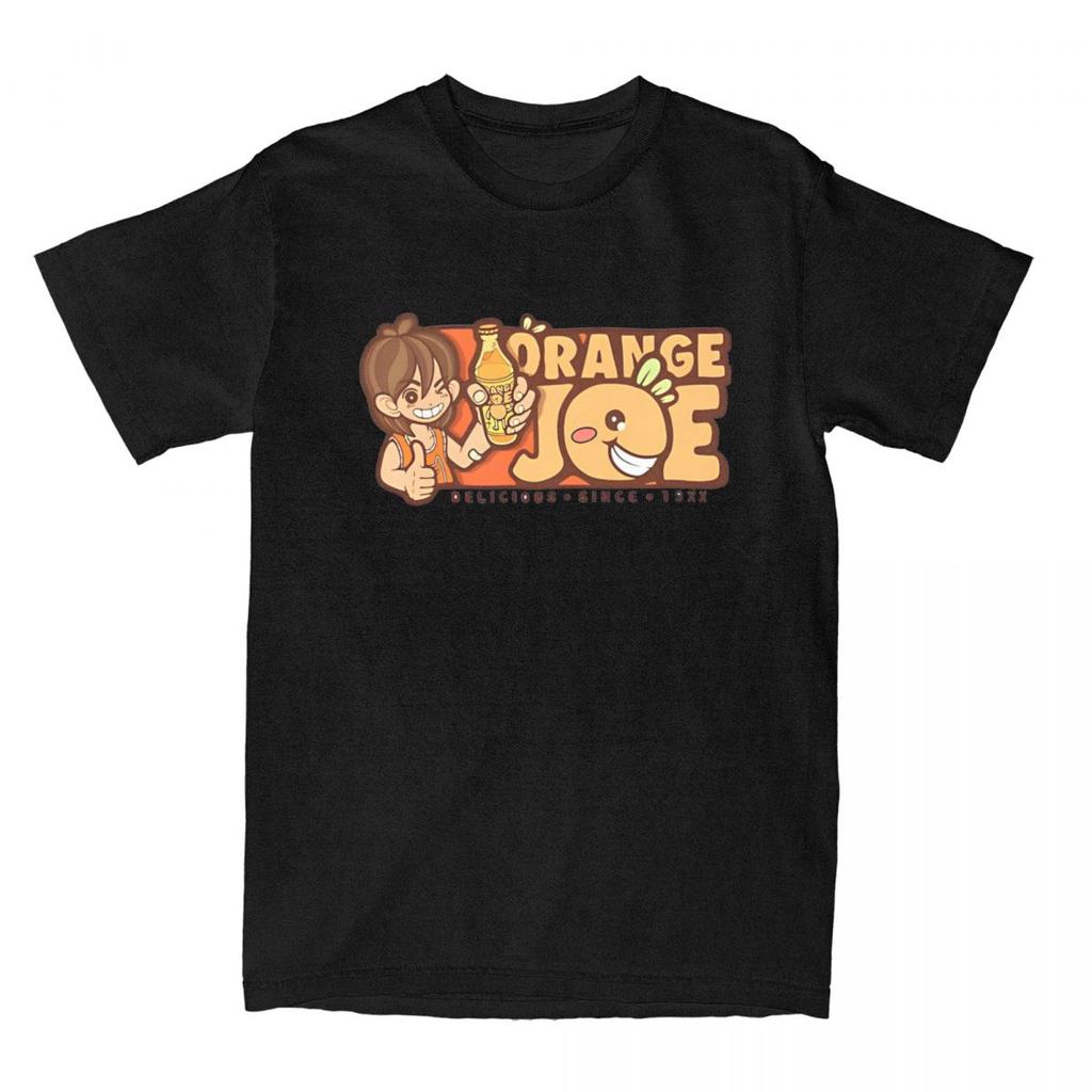 Футболка Omori Orange Joe Game для мужчин и женщин, фирменные футболки, 100% хлопок, принтованная одежда