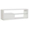 DKD Home Decor Meubles De Télévision Blanc Verre MDF (140 X 50 X 40 Cm) - 8424001880645